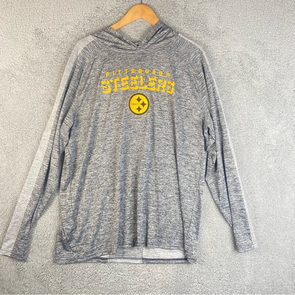 Fanatics Other - Fanatics Pittsburgh Steelers Gray Hoodie Men's XL NFL Football